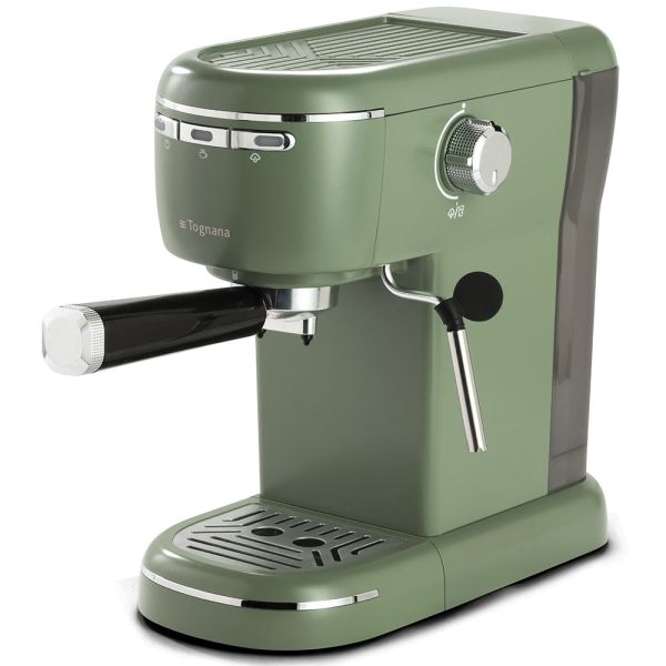 Macchina del caffè espresso Plastica-Acciaio Inox Verde 37,5 x 34,5 cm -  Tognana