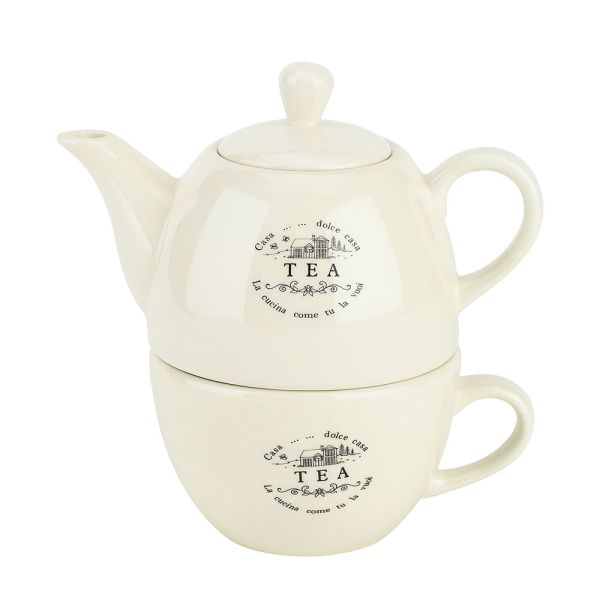 Teiera con tazza incorporata tea for one ottanio - Tognana - NardinI  Forniture